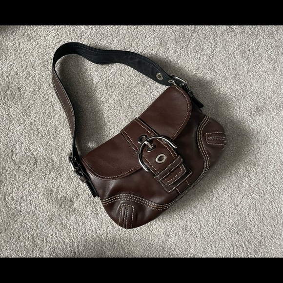 Coach brown hobo bag - Picture 1 of 11